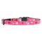 Mirage Pet Products Lollipops Nylon Ribbon Collar Bright Pink Cat Safety